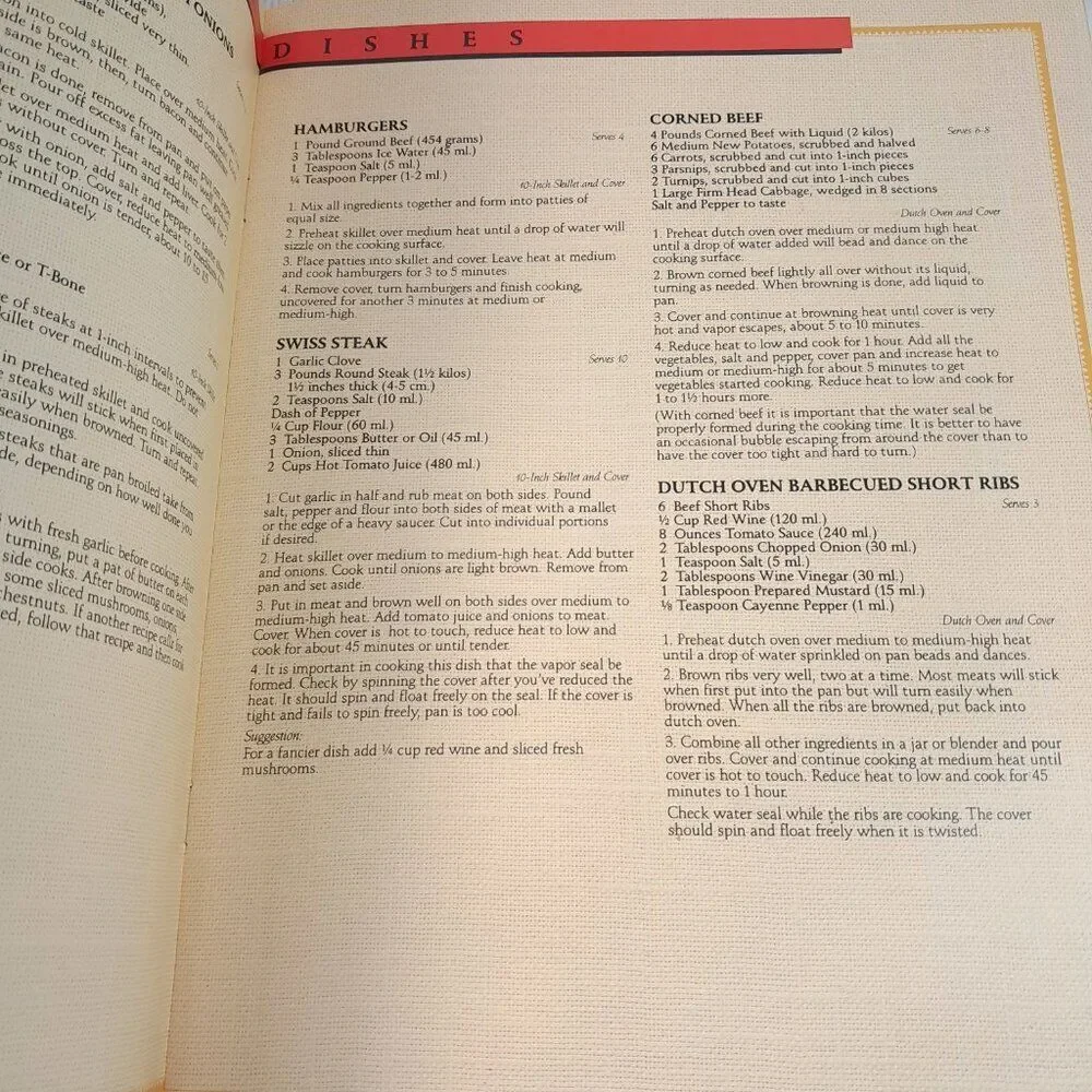West Bend Cookbook & Instruction Guide‎ Cookware Recipes Book 1990 cook book